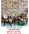 Hình ảnh: Bàn ghế gỗ cafe sang trọng giá rẻ HGH157