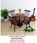 Hình ảnh: Bàn ghế cafe lưng thưa giá rẻ HGH158