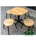 Hình ảnh: Bàn ghế cafe chân sắt giá rẻ HGH168