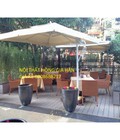Hình ảnh: Ô dù cafe vuông lệch tâm che nắng HGH193
