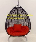 Hình ảnh: Xích đu mây nhựa hình giọt nước giá rẻ HGH197