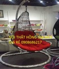 Hình ảnh:  Xích đu mây nhựa kiểu dáng hiện đại HGH225
