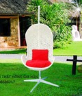 Hình ảnh: Xích đu hình lưỡi gà mây nhựa HGH252