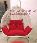 Hình ảnh: Xích đu đôi mây nhựa giá rẻ HGH258