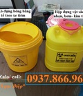 Hình ảnh: Xô bông băng Y tế theo xe tiêm, xô đựng rác thải y tế