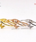 Hình ảnh: Vòng tay titan mặt bướm cát chéo 168