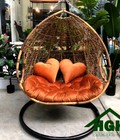 Hình ảnh: Xích đu đôi hình giọt nước kèm gối trái trái tim HGH247
