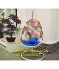Hình ảnh: Xích đu mây nhựa cầu vồng giá rẻ HGH251