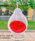 Hình ảnh: Xích đu hình quả lê mây nhựa đan rối HGH253