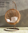 Hình ảnh: Ghế thư giãn hình cầu mây nhựa HGH254