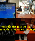 Hình ảnh: Cung cấp máy tính tiền cảm ứng cho quán Trà Sữa tại Đồng Tháp