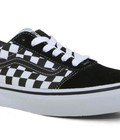 Hình ảnh: Giày Sneaker Vans Checkerboard Black Stripe Trắng Đen Big Size