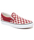 Hình ảnh: Giày Sneaker Vans Checkerboard Slip on Màu Đỏ Trắng Big Size