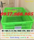 Hình ảnh: Sóng nhựa hở cao 25 cm, sọt nhựa đựng trái cây, sọt nhựa hở 2T5