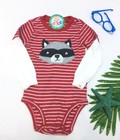 Hình ảnh: BodySuit dài tay cho bé gái họa tiết màu sắc thời trang BS023