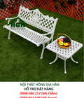 Hình ảnh: Bàn ghế sân vườn phong cách châu âu giá rẻ HGH305