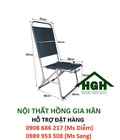 Hình ảnh: Ghế xếp dựa lưng mặt lưới giá rẻ HGH315