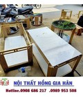 Hình ảnh: Bàn sofa chữ nhật phòng khách cao cấp HGH350