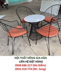 Hình ảnh: Bán ghế caffe chân sắt đan thưa HGH388