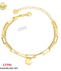 Hình ảnh: Lắc tay titan xích to mặt tròn trơn 596