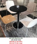 Hình ảnh: Bộ bàn ghế phòng ăn mặt gỗ chân sắt cao cấp giá rẻ HGH407