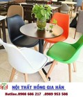 Hình ảnh: Bộ bàn ghế nhựa chân gỗ đa màu HGH424
