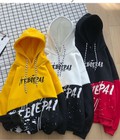 Hình ảnh: SALE OF 21 % áo khoác hoodie phối màu freesize nam nữ