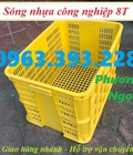 Hình ảnh: Sóng nhựa rỗng HS005, thùng nhựa 8T rỗng, sọt công nghiệp 8 tầng