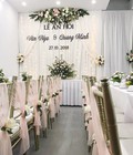 Hình ảnh: Ngàn Thông nhận tư vấn, thiết kế phông nền sân khấu đám cưới đẹp