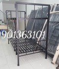 Hình ảnh: giường sắt tầng 1mx2m