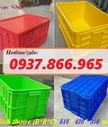 Hình ảnh: Thùng nhựa đặc 3T1, thùng nhựa có nắp đậy, sóng nhựa bít đựng đồ cơ khí