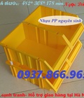 Hình ảnh: Khay nhựa đựng dụng cụ có chống tầng, khay nhựa vát đầu
