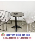 Hình ảnh: Bàn ghế cafe nghệ thuật sang chảnh HGH530
