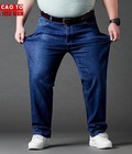 Hình ảnh: Quần Jean Nam Dài Màu Xanh Ngoại Cỡ Size Lớn