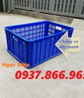 Hình ảnh: Sọt nhựa đựng trái cây, sóng nhựa đựng hàng xuất khẩu, sóng nhựa hở, rổ nhựa đựng rau củ, sóng nhựa 2T5