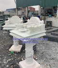 Hình ảnh: Mẫu bàn thờ thiên bằng đá trắng đẹp chuẩn phong thủy