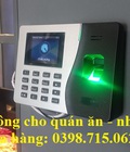 Hình ảnh: Cung cấp máy chấm công vân tay giá rẻ cho quán ăn, spa tại Trà Vinh