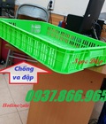 Hình ảnh: Sọt nhựa đựng rau củ, sóng nhựa bầy hàng siêu thị, sóng nhựa cao 10cm