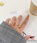 Hình ảnh: Set 2 nhẫn tay titan mặt sóng đá 906