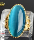 Hình ảnh: Nhẫn tay titan mặt đá 5 màu 1016