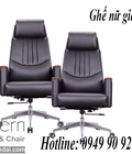 Hình ảnh: Mẫu ghế làm việc cho giám đốc nữ chân hợp kim nhôm bọc nệm n