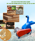 Hình ảnh: Máy băm nghiền vỏ dừa, rơm, gỗ tạp 3A22kw