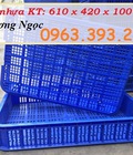 Hình ảnh: Sọt nhựa rỗng HS010, sóng nhựa siêu thị, sọt nhựa 1T, thùng rỗng HS010