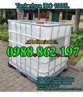 Hình ảnh: Thùng nhựa chứa hóa chất,tank nhựa IBC,bồn nhựa 1000lit,tank nhựa cũ,tank nhựa có van xả.
