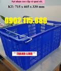 Hình ảnh: Sọt nhựa quai sắt, sọt nhựa HS011, giỏ nhựa quai sắt, rổ nhựa quai sắt, sọt đựng rau củ, giỏ nhựa siêu thị, giỏ đựng quầ
