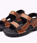 Hình ảnh: Giày sandal châu âu olist màu nâu thời trang big size men