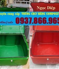 Hình ảnh: Thùng nhựa composite ship hàng, thùng chở hàng giữ nhiệt