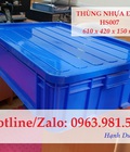 Hình ảnh: Thùng nhựa đặc HS007, sóng nhựa bít HS007, khay nhựa HS007, hộp nhựa HS007