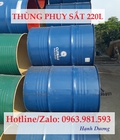 Hình ảnh: Thùng phuy sắt nắp hở, phuy mở 220L, thùng phuy sắt 220L