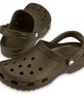 Hình ảnh: Dép Bít Mũi Crocs Bayaband Màu Nâu Đậm Big Size